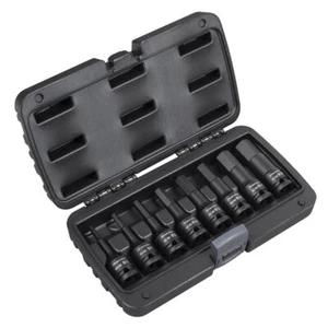 Sealey Impact Hex Socket Bit Set 8pc 1/2"Sq Drive AK5601 - Picture 1 of 1