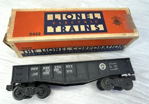 Vintage Lionel O Gauge #2452 X PRR Pennsylvania Gondola w Box - Picture 1 of 18