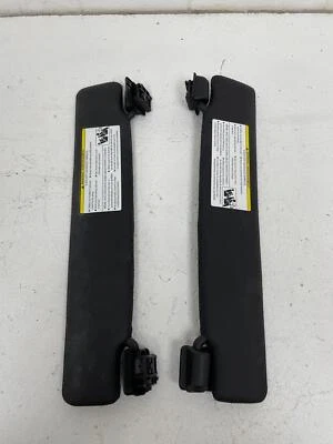 2014-2024 JAGUAR F-TYPE SUN VISOR SET LEFT & RIGHT BLACK LEATHER/SUEDE RH OEM Foto 1 de 4