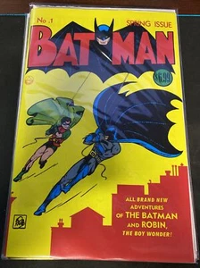BATMAN #1 GOLDEN AGE FACSIMILE SET / DC/ 2023/ NM TO VF +/FOIL/BLANK SET - Picture 1 of 3