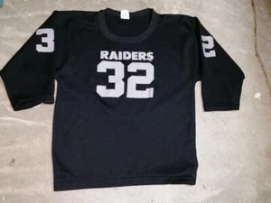 Vintage Hutch Youth Medium Los Angeles Oakland Raiders #32 Marcus Allen Jersey - Picture 1 of 6