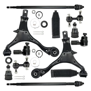 12pc For Honda CR-V 2002 2003 - 2005 2006 Front Control Arms Sway Bar Tie Rod - Picture 1 of 9