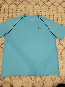 Under Armour Men's Tech Short Sleeve T-Shirt Blue sz XXL - Picture 1 of 5