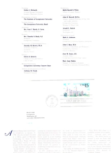 USPS FDC Ceremony Program UX128 Healy Hall PC Merrifield Variety Cancel 1989 - Picture 1 of 2