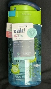 NEW Zak Leak Proof BPA Free Bottle Anti Microbial 18 Oz Built In Handle & Straw - Picture 1 of 10