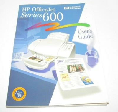 HP OfficeJet Series 600 User’s Guide Office Jet HP Hewlett Packard Printer Fax - Image 1 of 3