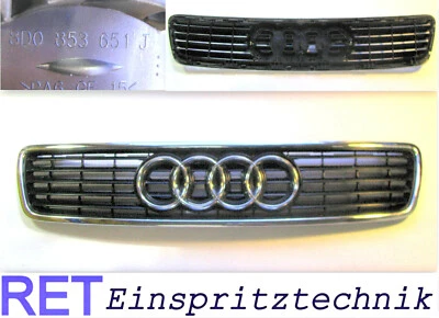 Kühlergrill 8D0853651J AUDI A 4 B 5 Originalteil alle Halter vorhanden - Bild 1 von 4