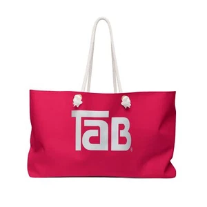 Stylish Weekender Bag with Bold TAB Logo - Perfect for Travel & Everyday Use - Picture 1 of 5