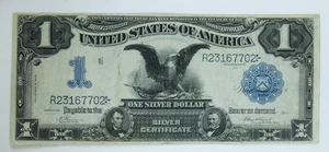 1899 $1 Large Size Silver Certificate Fr-228 F Fine Circulated Note C2775 - Picture 1 of 2
