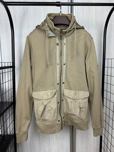 Barbour DEPT (B) Beige cotton hooded nylon jacket - Picture 1 of 12