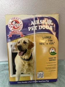 NEU Ideal Pet Products AIRSEAL HAUSTIERTÜR große Klappe Größe 10,25" x 15,75" - Bild 1 von 10