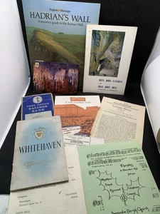 Vintage British UK Ephemera Lot Finchale Priory Hadrians Whitehaven Seascale - Bild 1 von 24