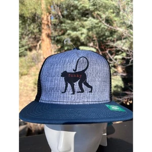 NEU Prana Journeyman Truckermütze Funky Atlantic Monkey UNISEX neu mit Etikett $ 30 - Bild 1 von 7