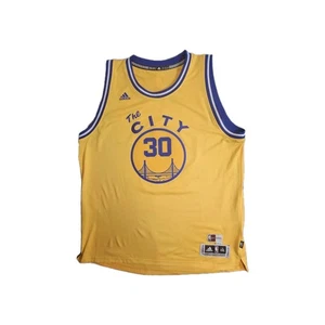 Camiseta Adidas Stephen Curry Golden State Warriors HWC The City Throwback Talla 2XL - Imagen 1 de 11