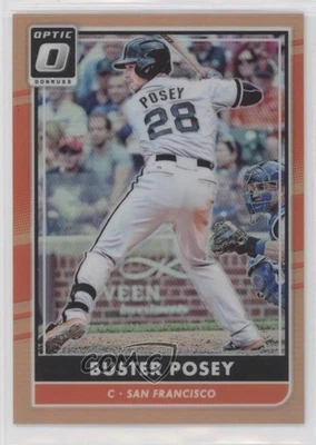 2016 Panini Donruss Optic Orange /199 Buster Posey #155 - Image 1 of 2