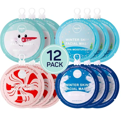 SpaLife 美容冬季皮肤圣诞面膜套装 | 韩国  — 第 1/4 张图片