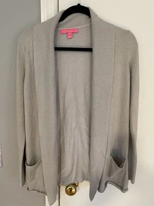 lilly pulitzer cardigan small Gray - Picture 1 of 10