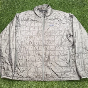 North Face Nano Puffer Jacke Herren 2XL XXL grau packbar - Bild 1 von 7