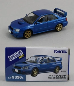 TOMICA LIMITED VINTAGE NEO -BLUE - Subaru Impreza WRX STi 2003 *NIB* - Picture 1 of 6