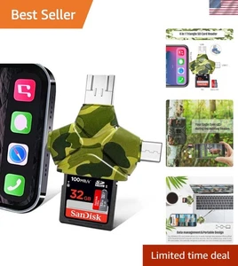 Vielseitiger 4 in 1 Camouflage Kartenleser für mühelose Dateiverwaltung überall - Bild 1 von 9