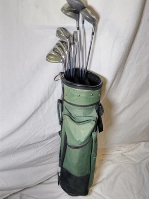 Full Set of Dunlop DPW Progression Weighted RH Golf Clubs & Bag 1W, 3W, 5W, 3-PW - Image 1 of 4