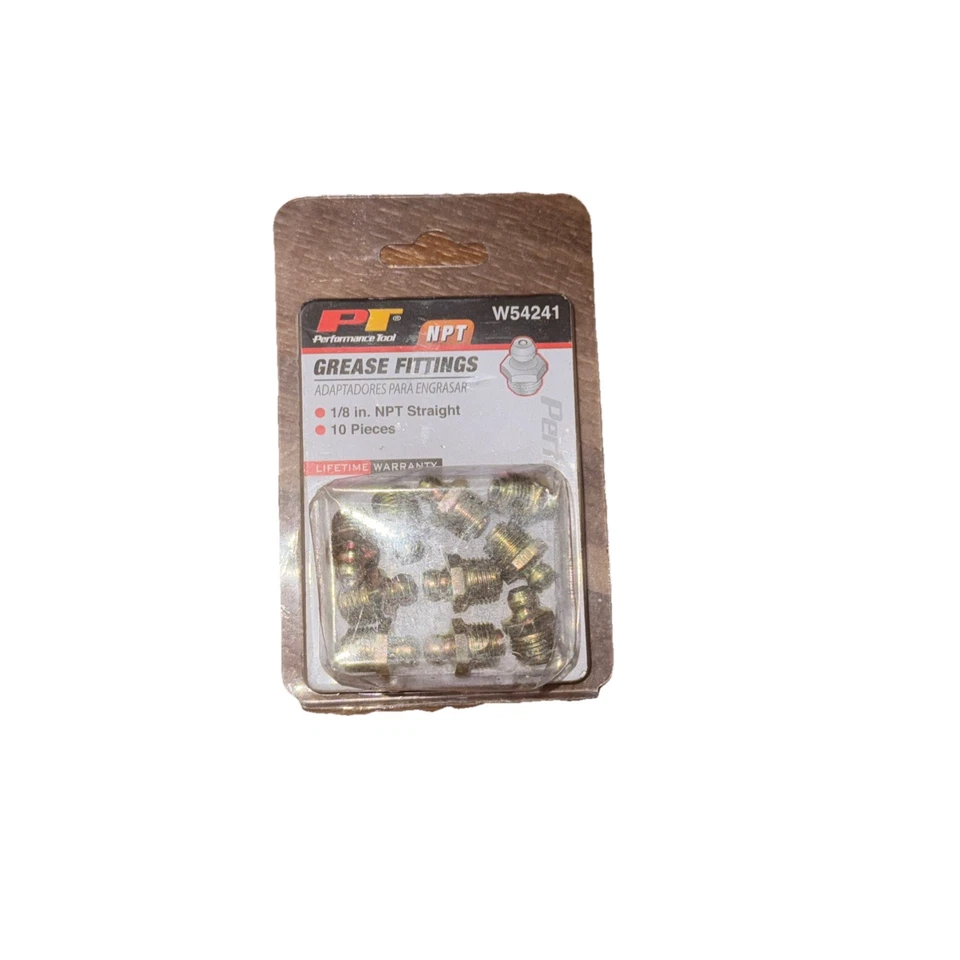 W54241 10 pk. Herramienta de rendimiento de accesorios de grasa NPT de 1/8 Foto 1 de 2
