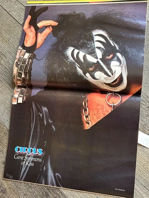 KISS Poster Centerfold CIRCUS Magazine 1978 Vintage Kiss Paul Ad Aucoin Abba - Image 1 of 4