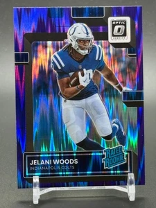 2022 Donruss Optic Rated Rookie Purple Shock Prizm #287 JELANI WOODS Colts RC - Picture 1 of 2