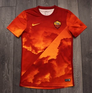 AS ROMA JERSEY 2019/2020 PRE MATCH FOOTBALL SOCCER MENS SHIRT SIZE ADULT SMALL - Picture 1 of 8