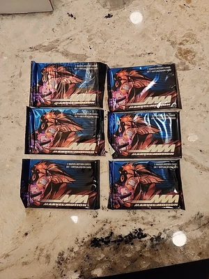 Fleer Skybox Marvel Motion 1996 6 paquetes sellados de fábrica ¡Bonito! Foto 1 de 2