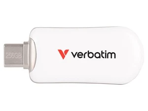 VERBATIM USB-C Stick Plectra 30230 USB 3.2 256GB weiß - Bild 1 von 3
