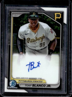 2024 Bowman Tony Blanco Jr. Chrome Prospect Auto #CPA-TB Pirates - Image 1 of 2