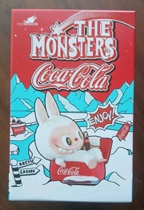 Authentic PopMart Labubu Coca Cola Blind Box Figure Cute Toy La BU BU - Picture 1 of 4
