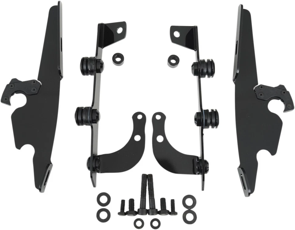 Kit de montaje Memphis Shades Trigger-Lock para carenado Batwing negro MEK1955 Foto 1 de 1