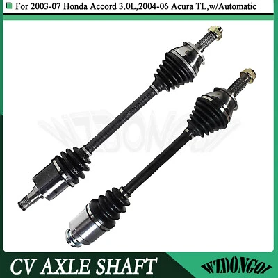 2x eje articulado delantero CV para Honda Accord 2003-07 3,0 L 2004-06 Acura TL V6 Foto 1 de 4