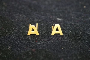 PATRÓN DE LA SEGUNDA GUERRA MUNDIAL RAF REAL FUERZA AÉREA AUXILIAR UN COLLAR DE LATÓN INSIGNIAS TIPO PEQUEÑO PAR - Imagen 1 de 2