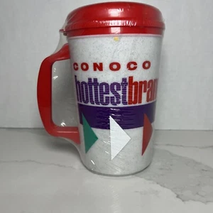 Conoco Gas Station Vintage 20 Ounce Travel Mug w/ Lid. Sealed ish - Picture 1 of 6