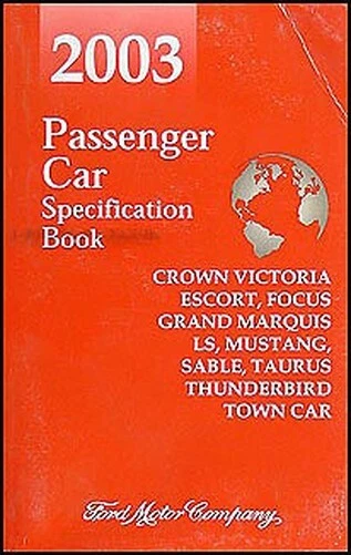 2003 Lincoln Mercury Servizio Specifica Libro Ls Città Auto Sable Grande Marquis - Immagine 1 di 1