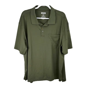 Duluth Trading Knuckledown Green Short Sleeve Polo with Pocket Men Size 2XL - Picture 1 of 8