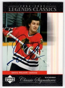 Doug Wilson 2004-05 UD Legends Classics Signatures #CS36 - Imagen 1 de 1