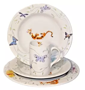 Juego de vajilla vintage de hojas de primavera de 4 piezas Disney Direct TIGGER Pooh & Friends - Imagen 1 de 16