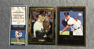 1997 Donruss Elite Gold Stars #46 Tom Glavine ++++