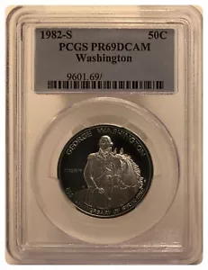 1982-S PCGS PR69DCAM Washington Commemmorative Half Dollar - Picture 1 of 1