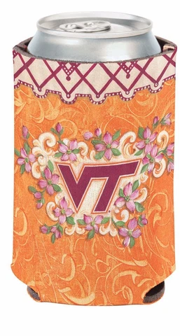 Virginia Tech Hokies Can Cooler 12 oz. Koozie Cover