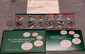 US Mint Set 1993 (P&D) mit OVP US Münzen (unzirkuliert, versiegelt) - Bild 1 von 4