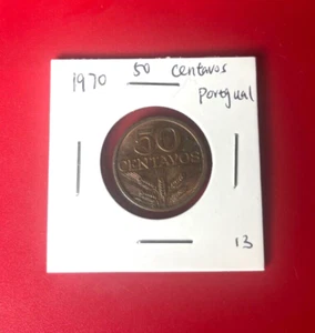 1970 50 centavos Portugal coin - Nice World Coin !!! - Picture 1 of 2