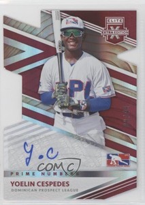 2020 Elite Extra Edition Dominican Propsect League /49 Yoelin Cespedes #182 Auto