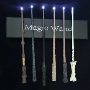 Harry Potter Magic LED Light Wand Hermione Dumbledore Wands Stick Gift Boxed Set - Picture 1 of 44