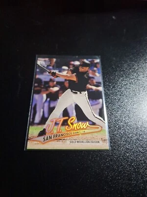 1997 FLEER ULTRA GOLD MEDALLION SP #G359 J.T. SNOW CALIFORNIA ANGELS NRMT-MT!!!! - Image 1 of 2