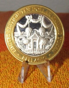Bellagio Hotel & Casino .999 Fine Silver Strike Token Las Vegas, NV #2 - Picture 1 of 2